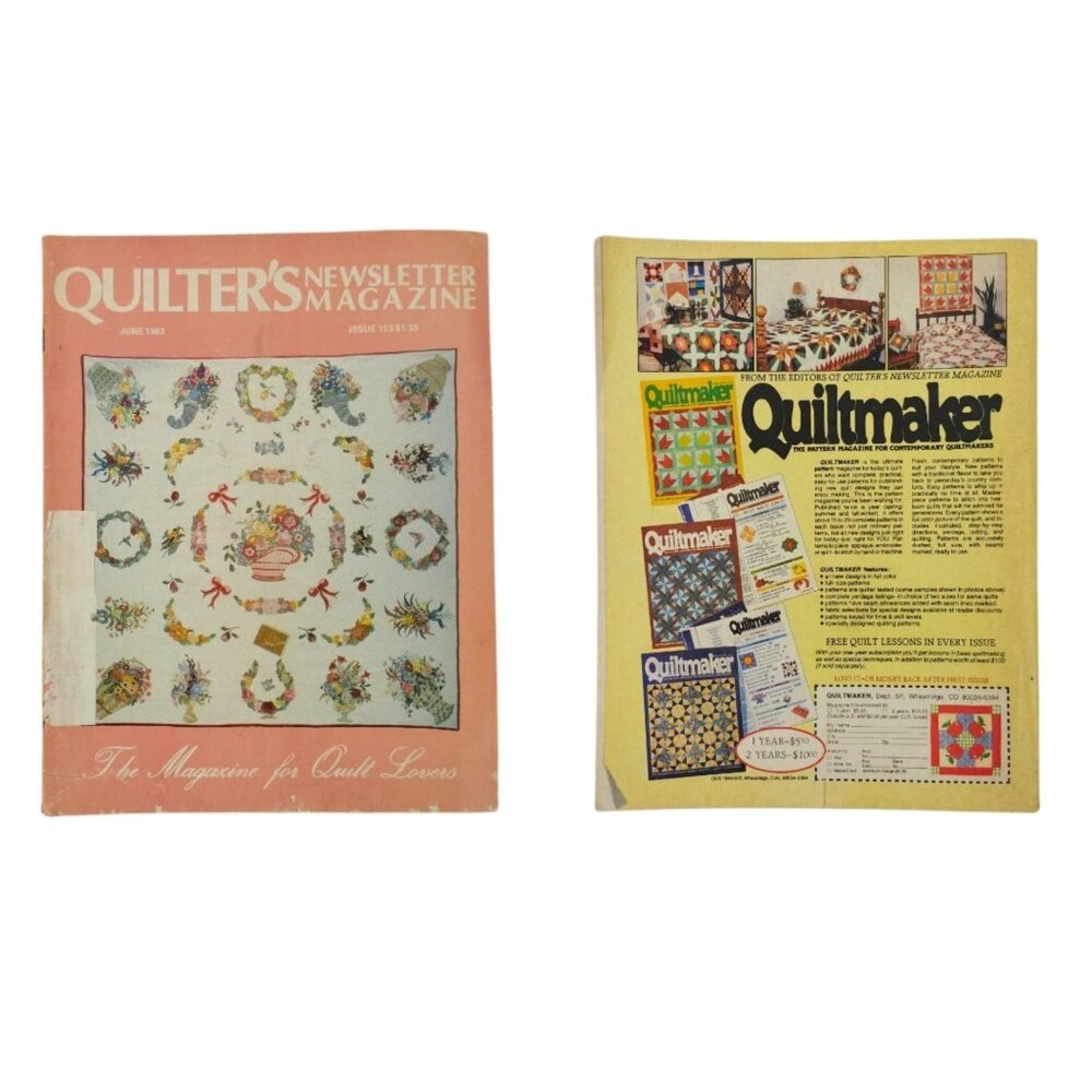 Quilters Newsletter Magazine Lot of 6 March April May June July/August 1983 1991 - Picture 6 of 10